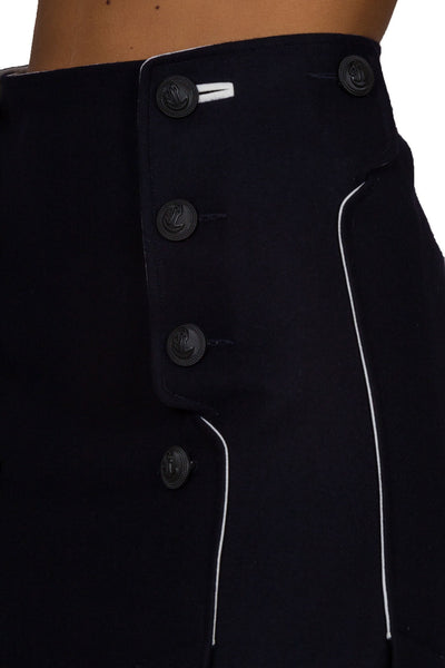 Button Front Skirt - cooder