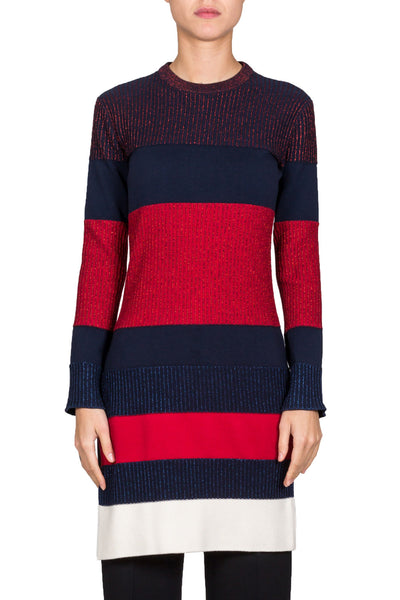 Striped Knitted Dress - cooder