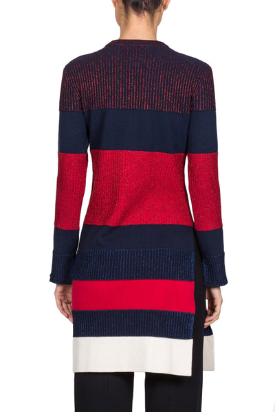 Striped Knitted Dress - cooder