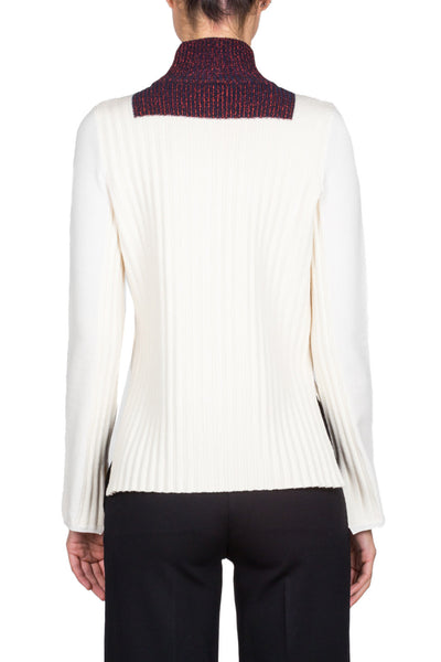 Colour Block Turtleneck Jumper - cooder