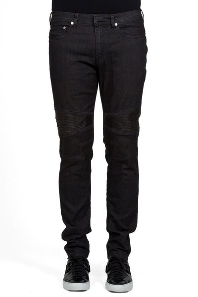 Skinny Leg Biker Jeans - cooder