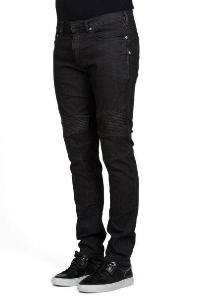 Skinny Leg Biker Jeans - cooder
