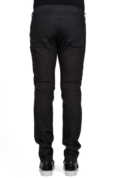 Skinny Leg Biker Jeans - cooder