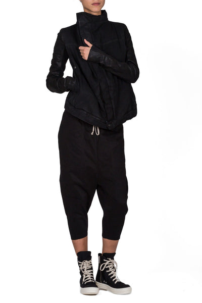 Wide Collar Fitted Jacket - cooder