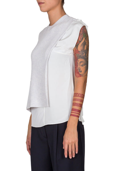 Layered Ribbed Tank Top - cooder