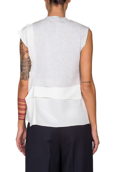 Layered Ribbed Tank Top - cooder