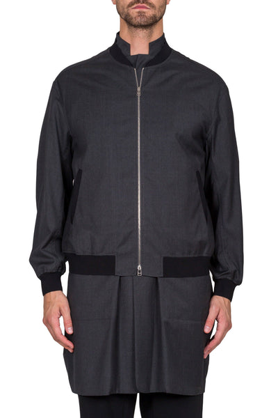 Trompe Loeil Bomber Coat - cooder