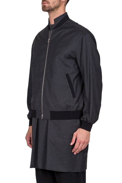 Trompe Loeil Bomber Coat - cooder