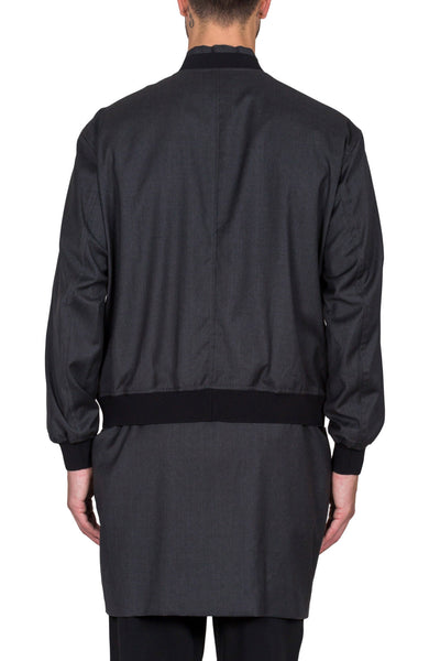 Trompe Loeil Bomber Coat - cooder