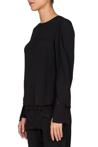 Draped Sleeve Blouse - cooder