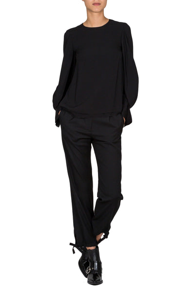 Draped Sleeve Blouse - cooder