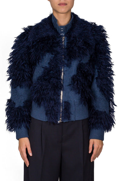 Double Collar Bomber Jacket - cooder