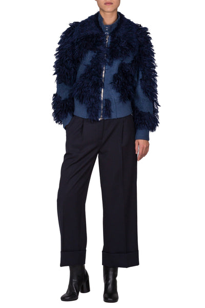 Double Collar Bomber Jacket - cooder