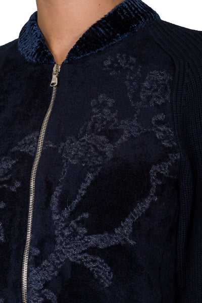 Draped Back Bomber Jacket - cooder