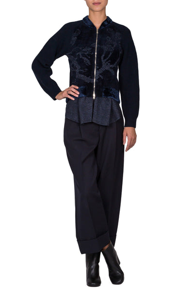Draped Back Bomber Jacket - cooder