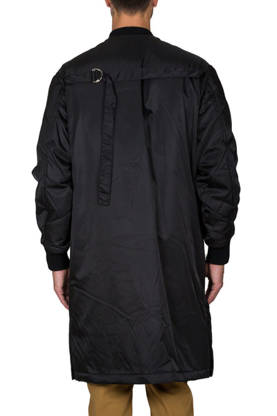 Back Strap Bomber Coat - cooder