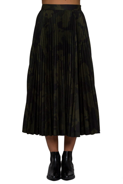 Soleil Pleated Long Skirt - cooder