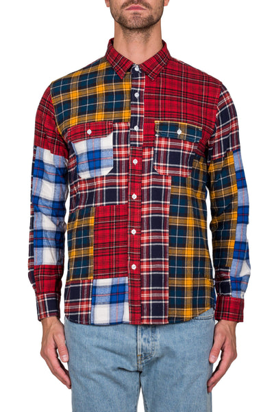Mixed Plaid Shirt - cooder