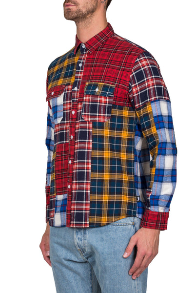 Mixed Plaid Shirt - cooder