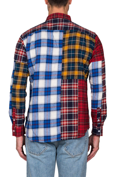 Mixed Plaid Shirt - cooder