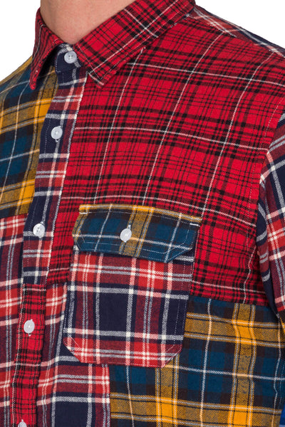 Mixed Plaid Shirt - cooder