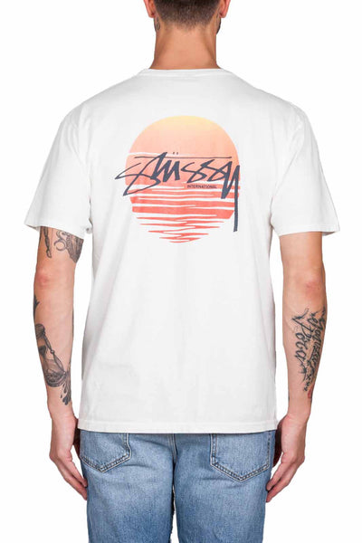 Sunset Dot Pigment Dyed Tee - cooder