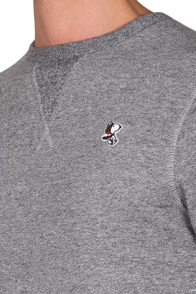 Snoopy Flying Ace Applique Crew Sweat - cooder