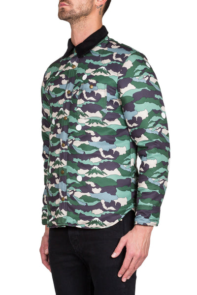 Landscape John Padded Overshirt Jacket - cooder