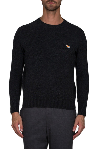 Lambswool R Neck Pullover - cooder