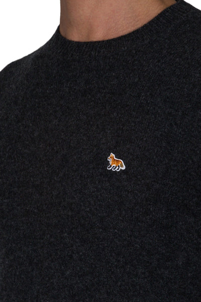 Lambswool R Neck Pullover - cooder