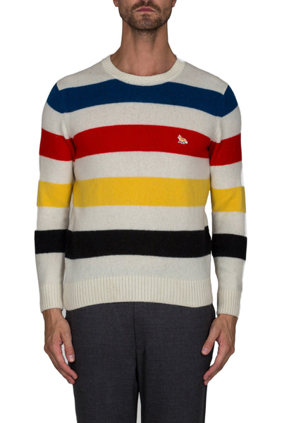 Lambswool Stripes Pullover - cooder