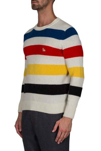 Lambswool Stripes Pullover - cooder