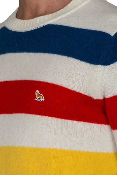 Lambswool Stripes Pullover - cooder