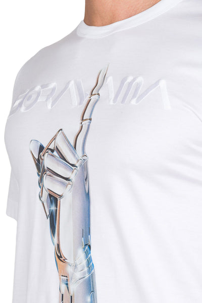 Hajime Sorayama Print T-Shirt - cooder