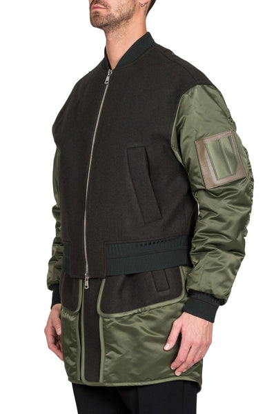Layered Bomber Jacket - cooder