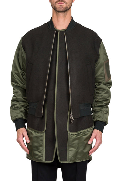 Layered Bomber Jacket - cooder