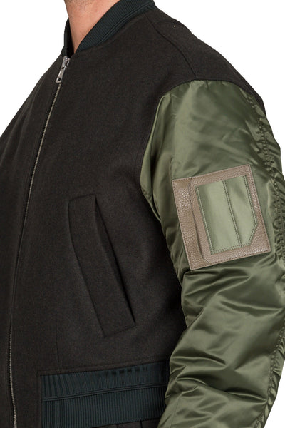 Layered Bomber Jacket - cooder