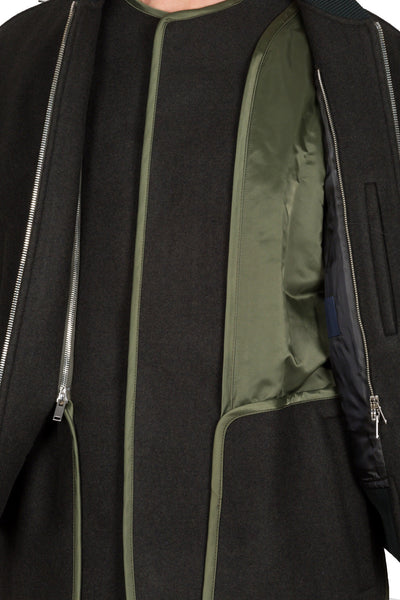 Layered Bomber Jacket - cooder