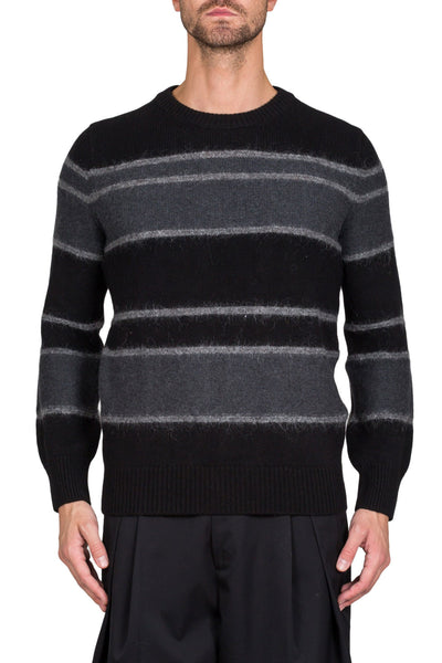 Striped Crew Neck Jumper - cooder