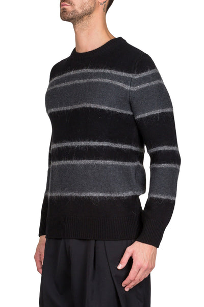 Striped Crew Neck Jumper - cooder