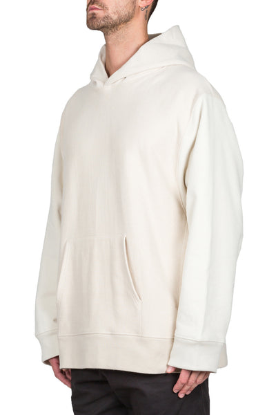 Two Tone Hoodie Off White - cooder