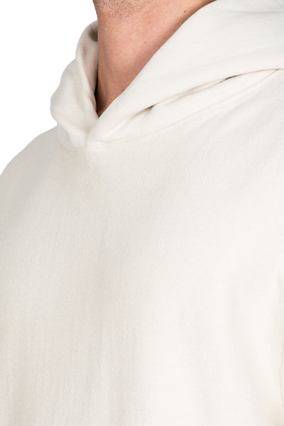Two Tone Hoodie Off White - cooder