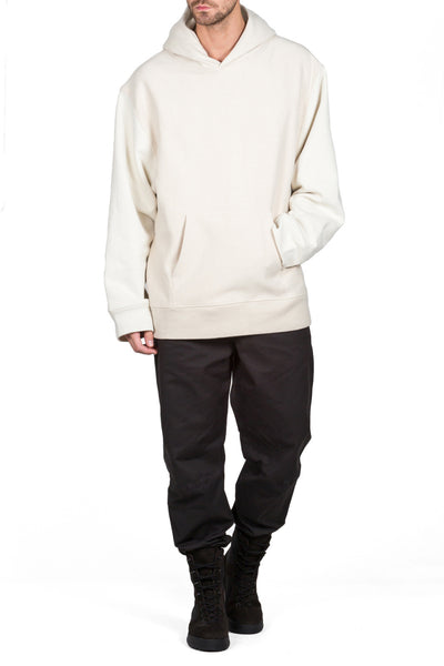 Two Tone Hoodie Off White - cooder