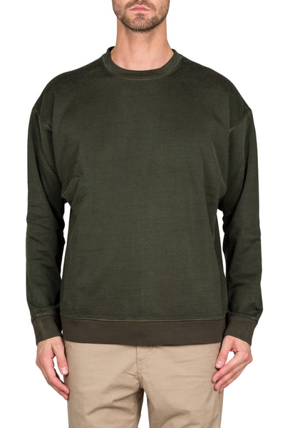 Plaited Jersey Crewneck - cooder