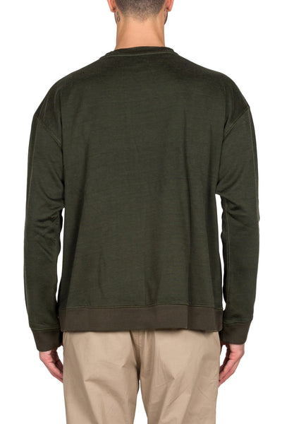 Plaited Jersey Crewneck - cooder