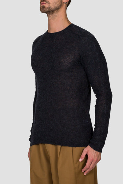Alpaca Stretch Crewneck - cooder