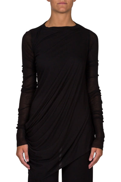 Long Sleeved Boat Neck Top - cooder