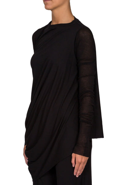 Long Sleeved Boat Neck Top - cooder