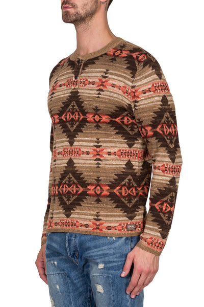Southwestern Cotton Henley - cooder