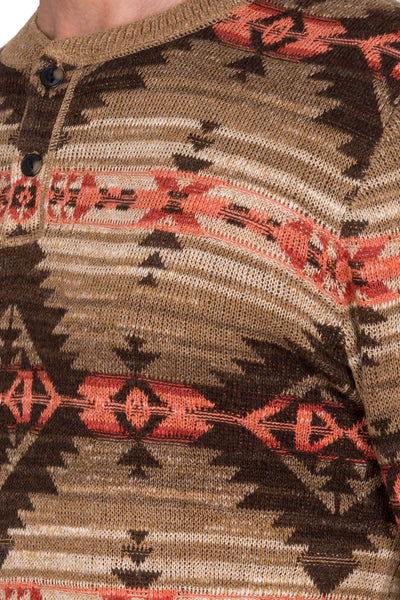 Southwestern Cotton Henley - cooder